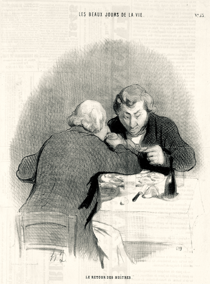  奥诺雷·杜米埃 Honore Daumier ——牡蛎的回归